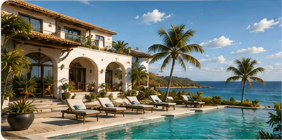 Coastal boutique hotel beside the ocean